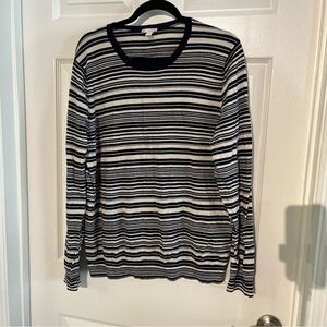 Gap 100% Merino Wool Stripped Sweater